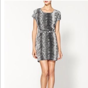 Joie silk snake print dress